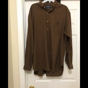 Large long sleeve polo